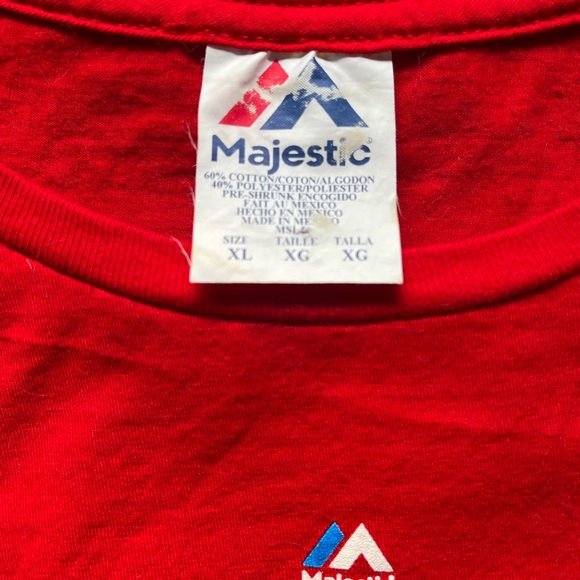 Majestic Women's Red Blue Jays Tee - Picture 3 of 3